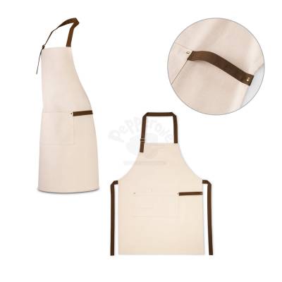 Avental de Algodão Canvas com Bolsos Personalizado