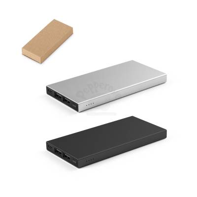 Bateria Portátil 5000mAh Alumínio Personalizada