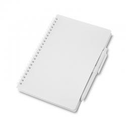 Bloco de Anotações com Caneta e Capa em PP com Wire-o 21x14cm Personalizado