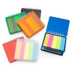 Bloco de Anotações Sem Pauta Com Capa Plástica e Espiral de Metal Personalizado