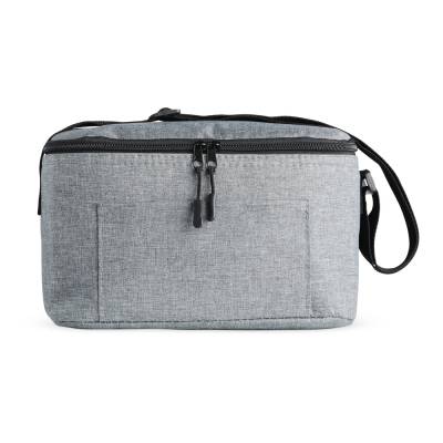 Bolsa Térmica de Poliéster 6 Litros com Bolso Frontal e Alça Transversal Personalizada