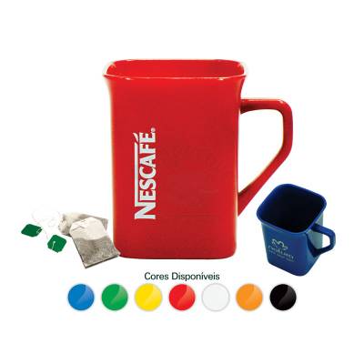 Brindes Caneca Quadrada 250ml