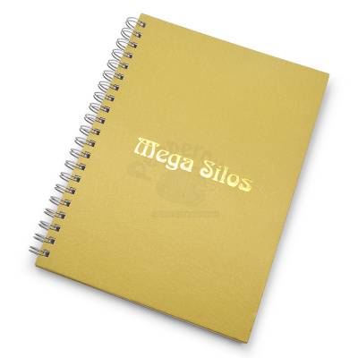 Caderno Capa Dura com Hot Stamping Personalizado