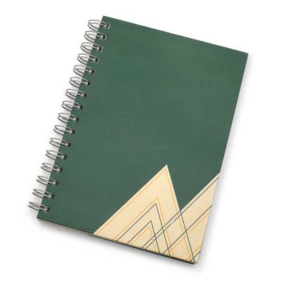 Caderno Reciclado com Capa Dura e Espiral Wire-o Personalizado
