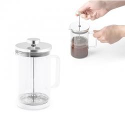 Cafeteira em Vidro Borosilicato com Acabamento em Aço Inox 740 ml Personalizada