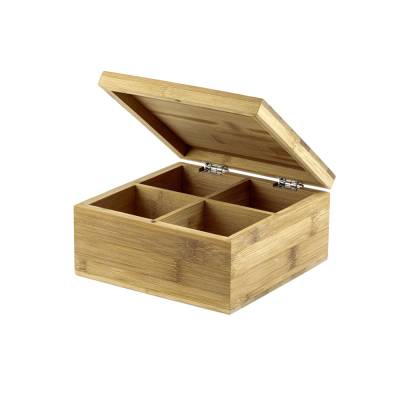 Caixa de Bambu para Sachês de Chá Personalizada