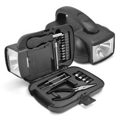 Caixa de Ferramenta com Lanterna para Gravação