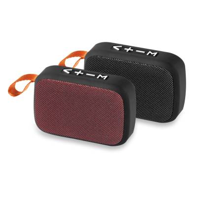 Caixa de Som Bluetooth com Rádio FM e Leitor de Cartões Personalizada