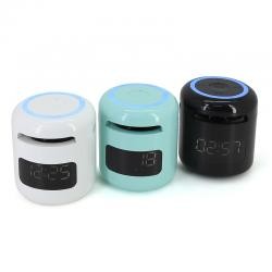 Caixa de Som Bluetooth Com Relógio Despertador Personalizada