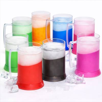 Caneca de Chopp Gel 450ml de Poliestireno Personalizada