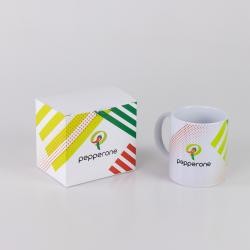 Caneca de Porcelana 325ml Com Embalagem Personalizada