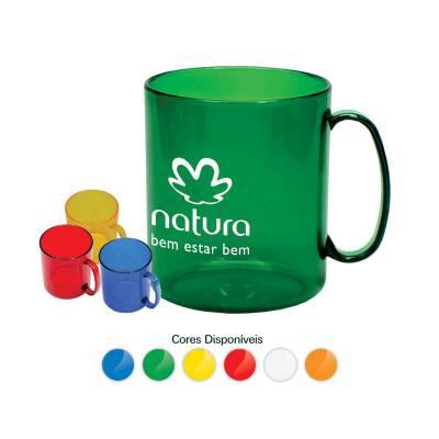 Caneca Diversa Redonda Cristal