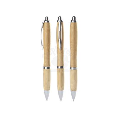 Caneta de Bambu Personalizada