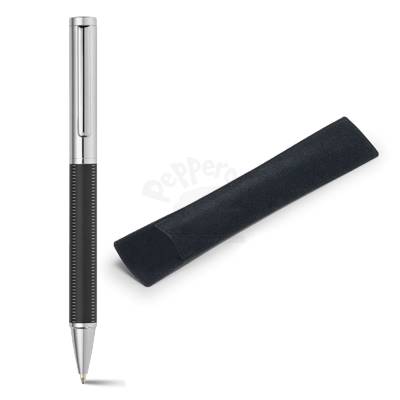 Caneta de Metal 13,8 cm com Embalagem de Veludo Personalizada