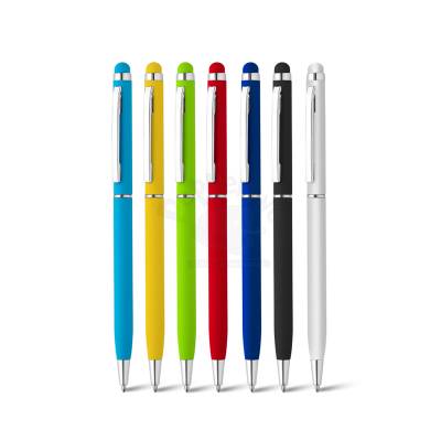 Caneta de Metal Slim com Ponteira Touch Personalizada
