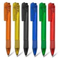 Caneta Esferográfica Click de Plástico Personalizada