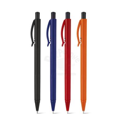 Caneta Plástica Click de ABS com Escrita Azul Personalizada