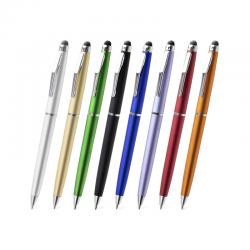 Caneta Touch Esferográfica de Plástico 13,6 Cm Personalizada