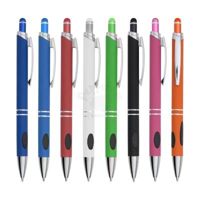 Caneta Touchscreen Emborrachada Personalizada