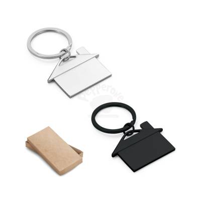 Chaveiro de Metal Formato de Casa Personalizado
