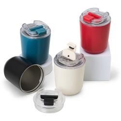Copo Térmico de Aço Inoxidável 280ml com Tampa Personalizado