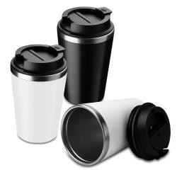 Copo Térmico de Plástico PP com Interior Inox 304 350 ml Personalizado