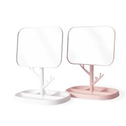 Espelho de Mesa Com Organizador 30 Cm Personalizado