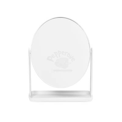 Espelho de Mesa Oval Giratório com Base Organizadora Personalizado