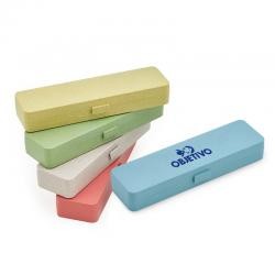 Estojo de Bambu Para Caneta Personalizado
