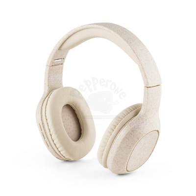 Fone de Ouvido Bluetooth 5.0 com Fibra de Palha de Trigo e ABS Personalizado