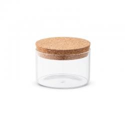 Frasco de Vidro Com Tampa de Cortiça 380ml Personalizado