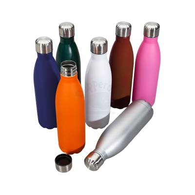 Garrafa de Aço Inoxidável 750ml com Tampa Rosqueável Personalizada