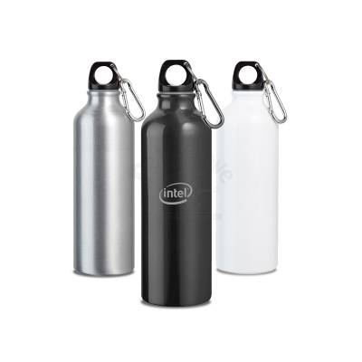 Garrafa de Alumínio 750ml com Mosquetão Personalizada