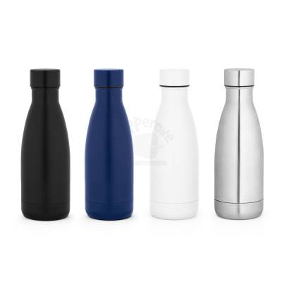 Garrafa Térmica de Aço Inox 400 ml com Isolamento a Vácuo Personalizada
