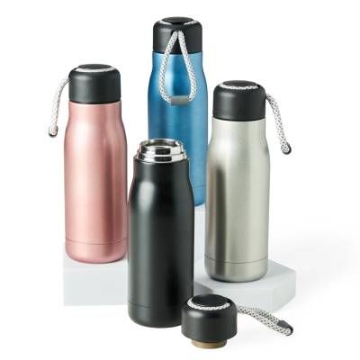 Garrafa Térmica de Inox 304 com Parede Dupla 420ml Personalizada