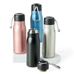 Garrafa Térmica de Inox 304 Com Parede Dupla 420ml Personalizada