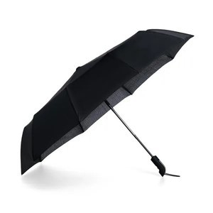 GUARDA-CHUVA AUTOMÁTICO NYLON - PRETO - 98CM