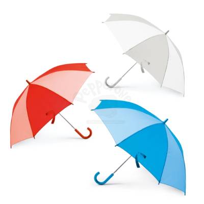 Guarda-Chuva Infantil 87cm com Cabo Curvado em PP Personalizado