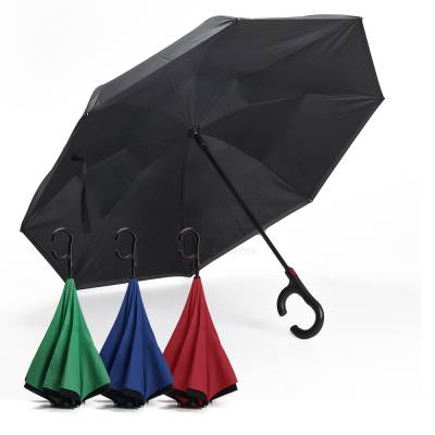 Guarda-Chuva Invertido Automático com Cabo em C Personalizado