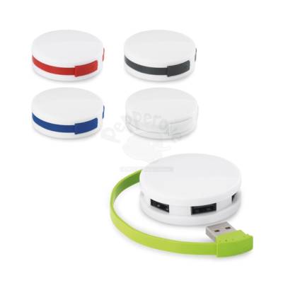 Hub USB 2.0 com 4 Portas Personalizado