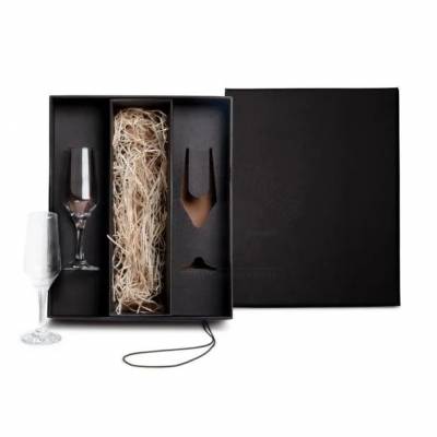 Jogo De Taças De Vidro P/ Champagne 186 Ml - 2 Pçs