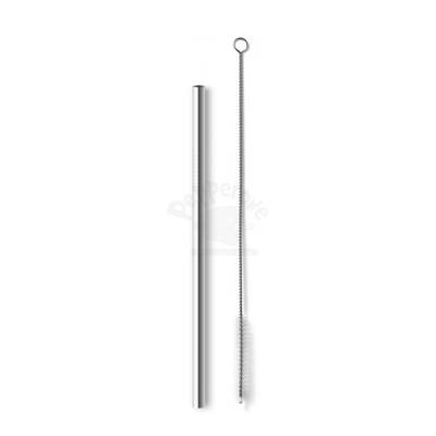 Kit Canudo de Aço Inox com Escova de Limpeza Personalizado