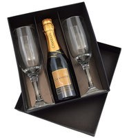 Kit Chandon Baby com 2 Taças de Vidro Personalizado