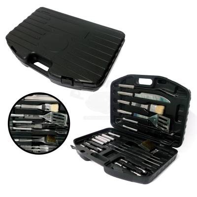 Kit Churrasco 18 Peças em Inox com Maleta Personalizado