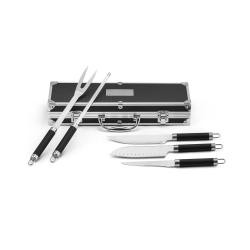 Kit Churrasco 5 Peças Em Estojo de Alumínio Personalizado