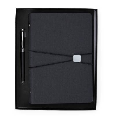 Kit Executivo com Fichário e Caneta de Metal Personalizado