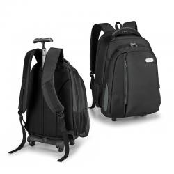 Mochila Com Rodinhas Para Notebook 17 Polegadas Em Nylon Personalizada