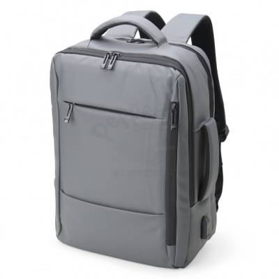Mochila de Couro Sintético com Suporte USB 23L Personalizada