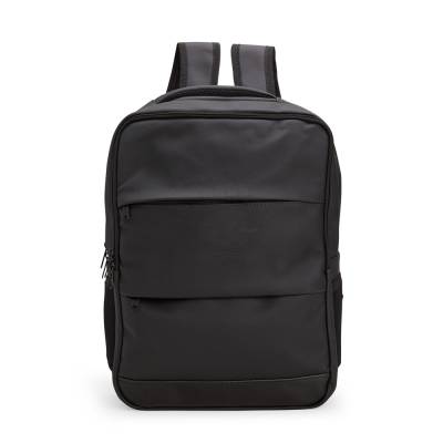 Mochila em Couro Sintético 20L com Compartimento para Notebook Personalizada