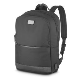 Mochila Para Notebook 15,6 Pol. de Poliéster Com Porta Usb Personalizada